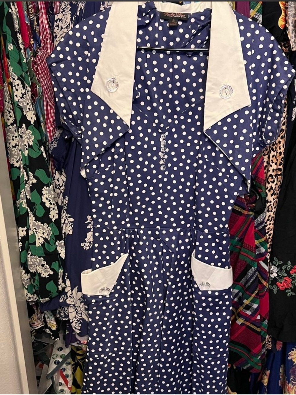 Trashy Diva Lucille Dots Set dress 12 and bolero M